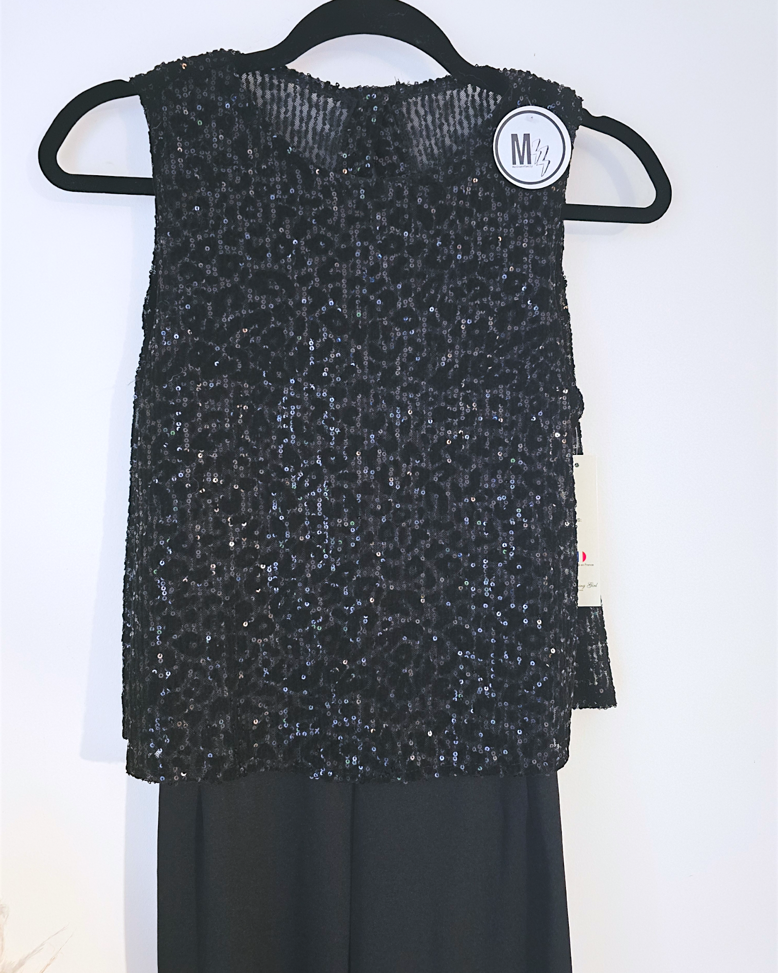 Combinaison noire dos ouvert Made in France - 𝐌𝐚𝐫𝐢𝐧𝐚𝟒𝟒𝐟𝐚𝐦𝐢𝐥𝐲