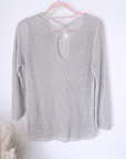Pull ajouré argenté - 𝐌𝐚𝐫𝐢𝐧𝐚𝟒𝟒𝐟𝐚𝐦𝐢𝐥𝐲
