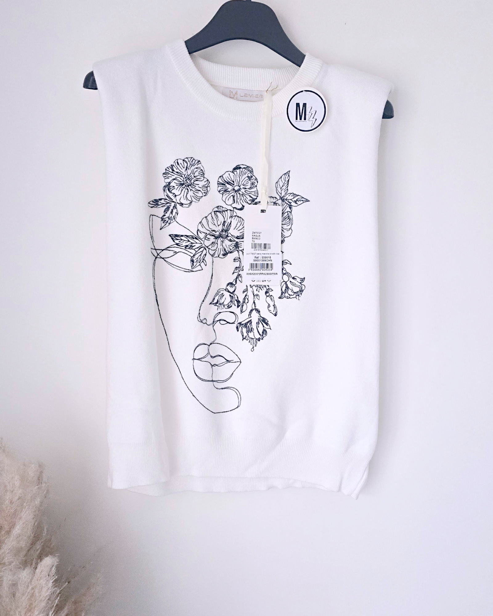 Pull blanc visage - 𝐌𝐚𝐫𝐢𝐧𝐚𝟒𝟒𝐟𝐚𝐦𝐢𝐥𝐲