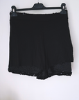 Jupe-short velours et sequins noirs. - 𝐌𝐚𝐫𝐢𝐧𝐚𝟒𝟒𝐟𝐚𝐦𝐢𝐥𝐲