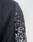 Veste cintrée avec manches en sequins - 𝐌𝐚𝐫𝐢𝐧𝐚𝟒𝟒𝐟𝐚𝐦𝐢𝐥𝐲