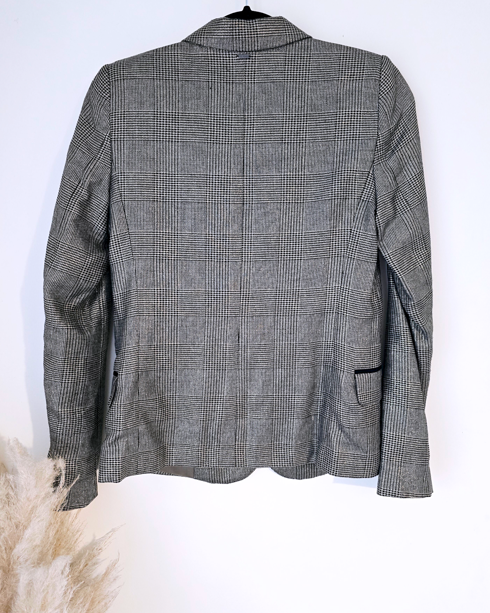 Veste bronze à carreaux noirs