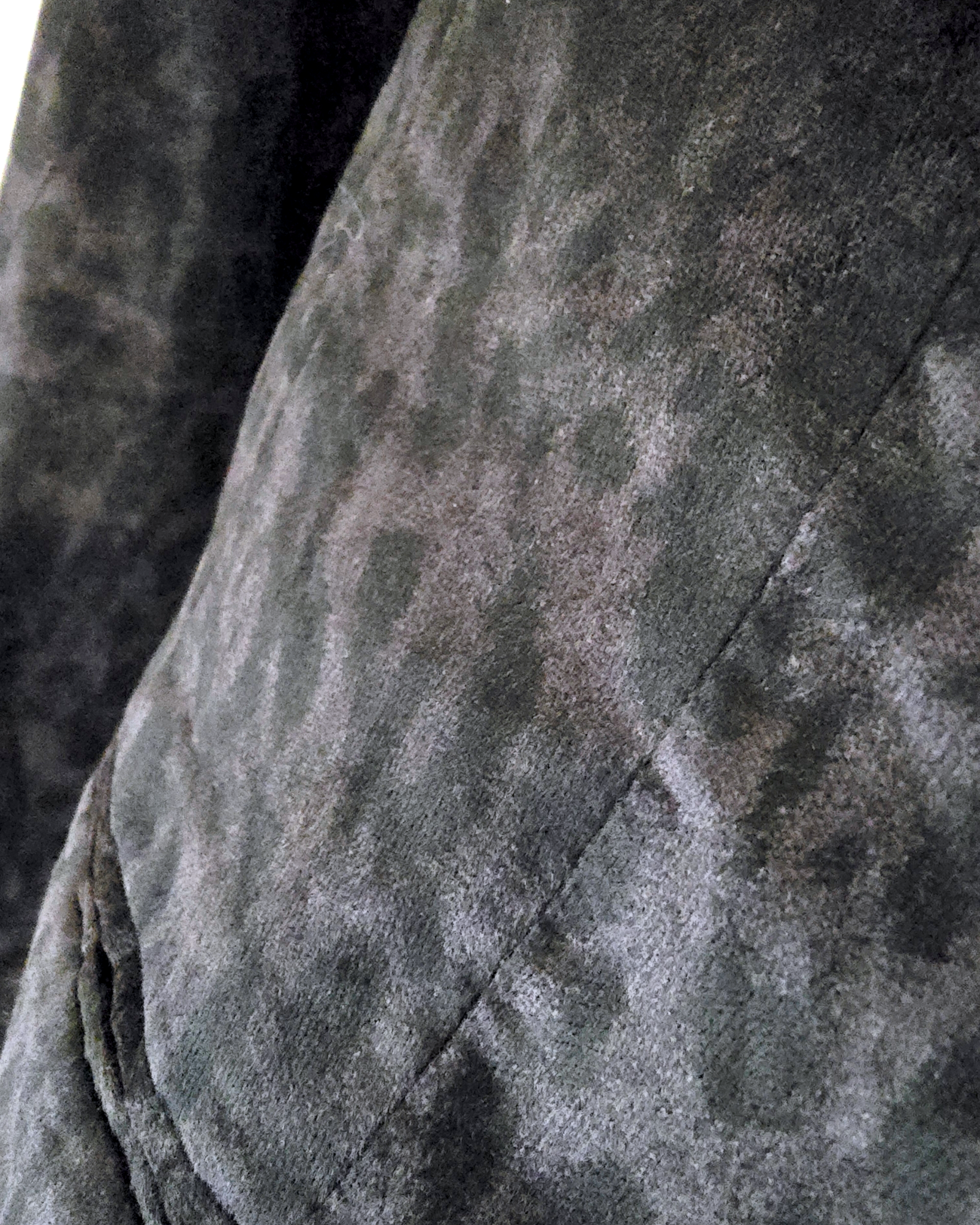 Veste velours ras à imprimé léopard