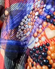Veste cintrée à carreaux et strass - 𝐌𝐚𝐫𝐢𝐧𝐚𝟒𝟒𝐟𝐚𝐦𝐢𝐥𝐲