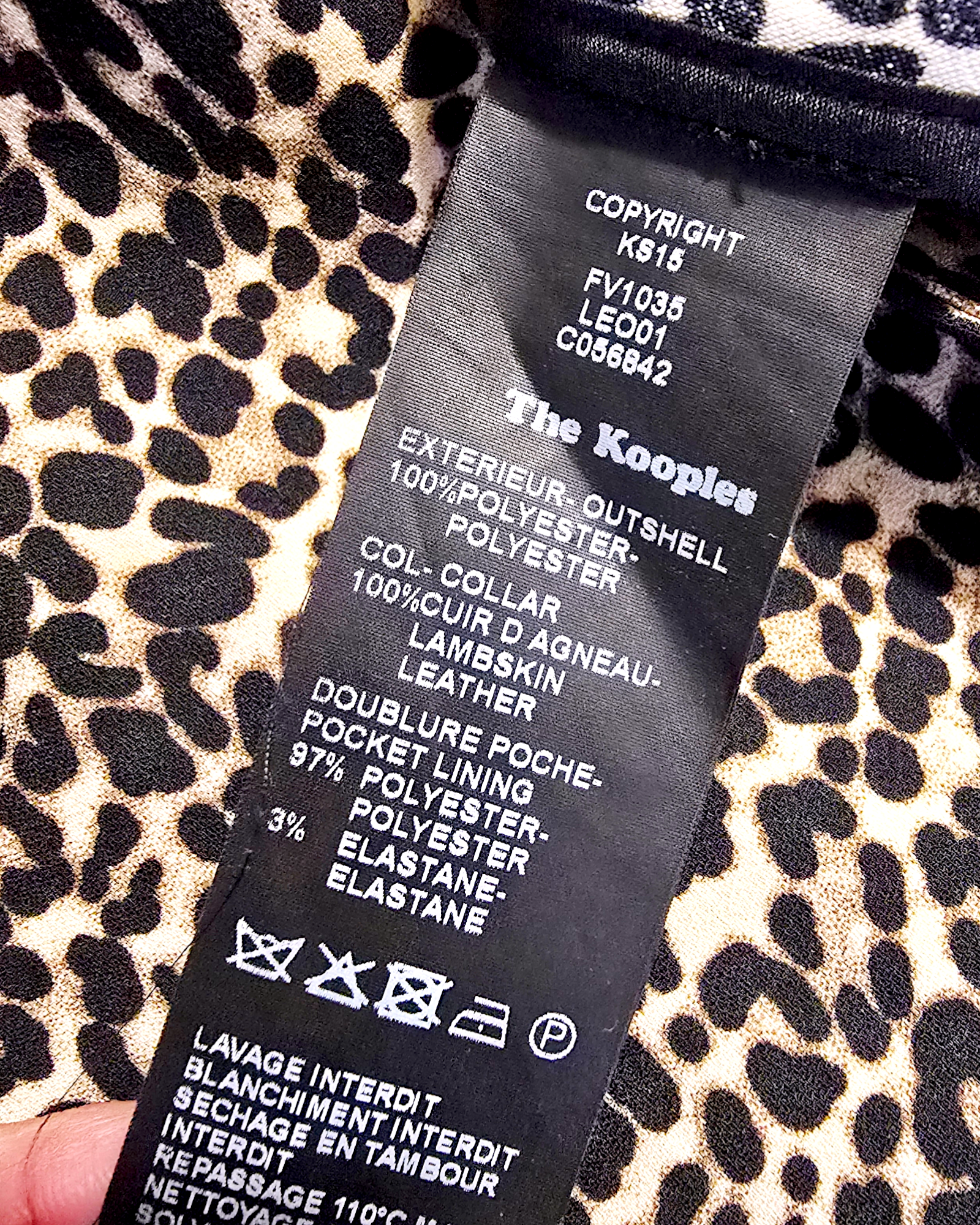 Veste léo col cuir agneau noir - 𝐌𝐚𝐫𝐢𝐧𝐚𝟒𝟒𝐟𝐚𝐦𝐢𝐥𝐲