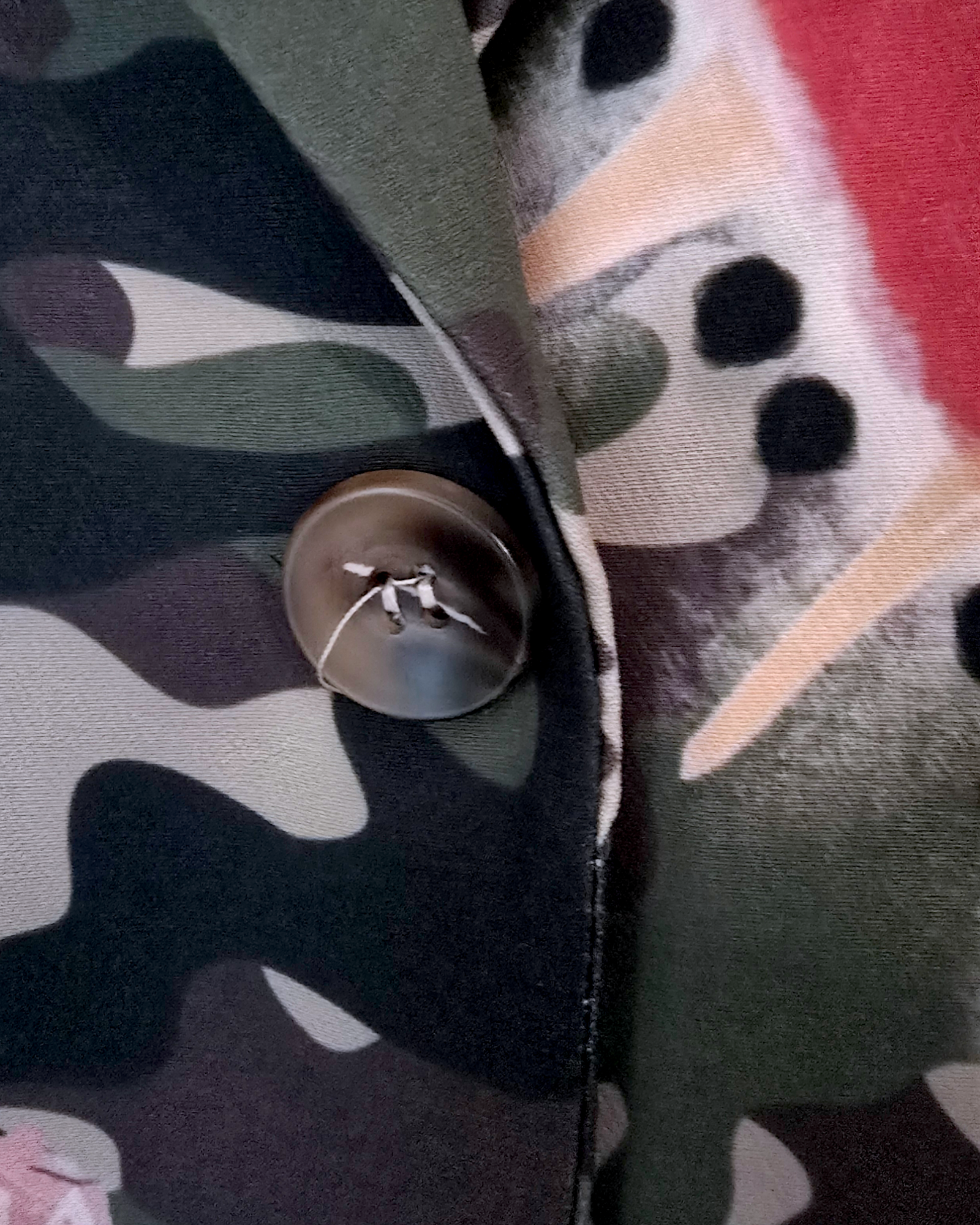 Blazer camouflage à inscriptions - 𝐌𝐚𝐫𝐢𝐧𝐚𝟒𝟒𝐟𝐚𝐦𝐢𝐥𝐲