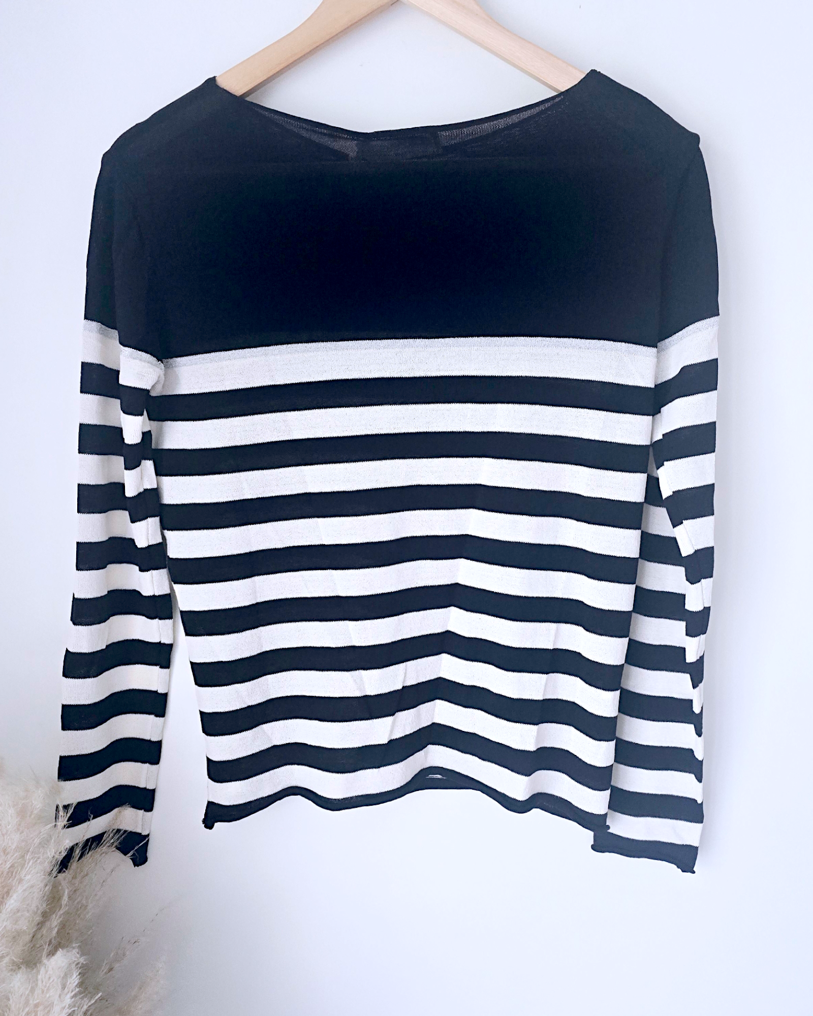 Pull marin noir et blanc