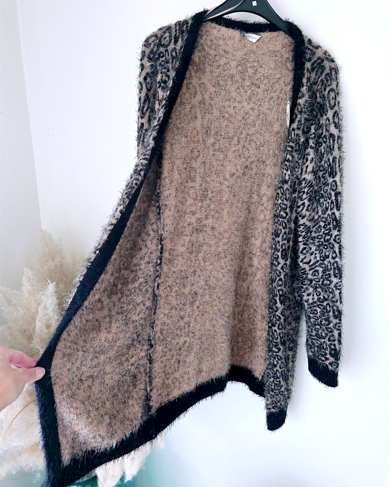 Gilet pilou à imprimé léopard