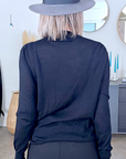 Pull bouche bicolore
