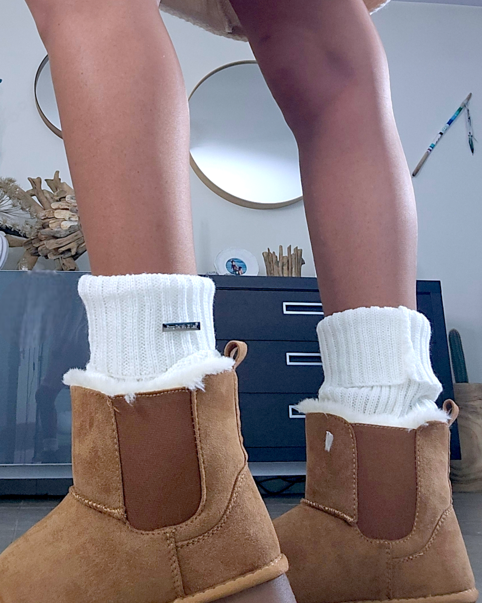 Jambières écrues sans pieds
