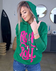 Pull maille à capuche