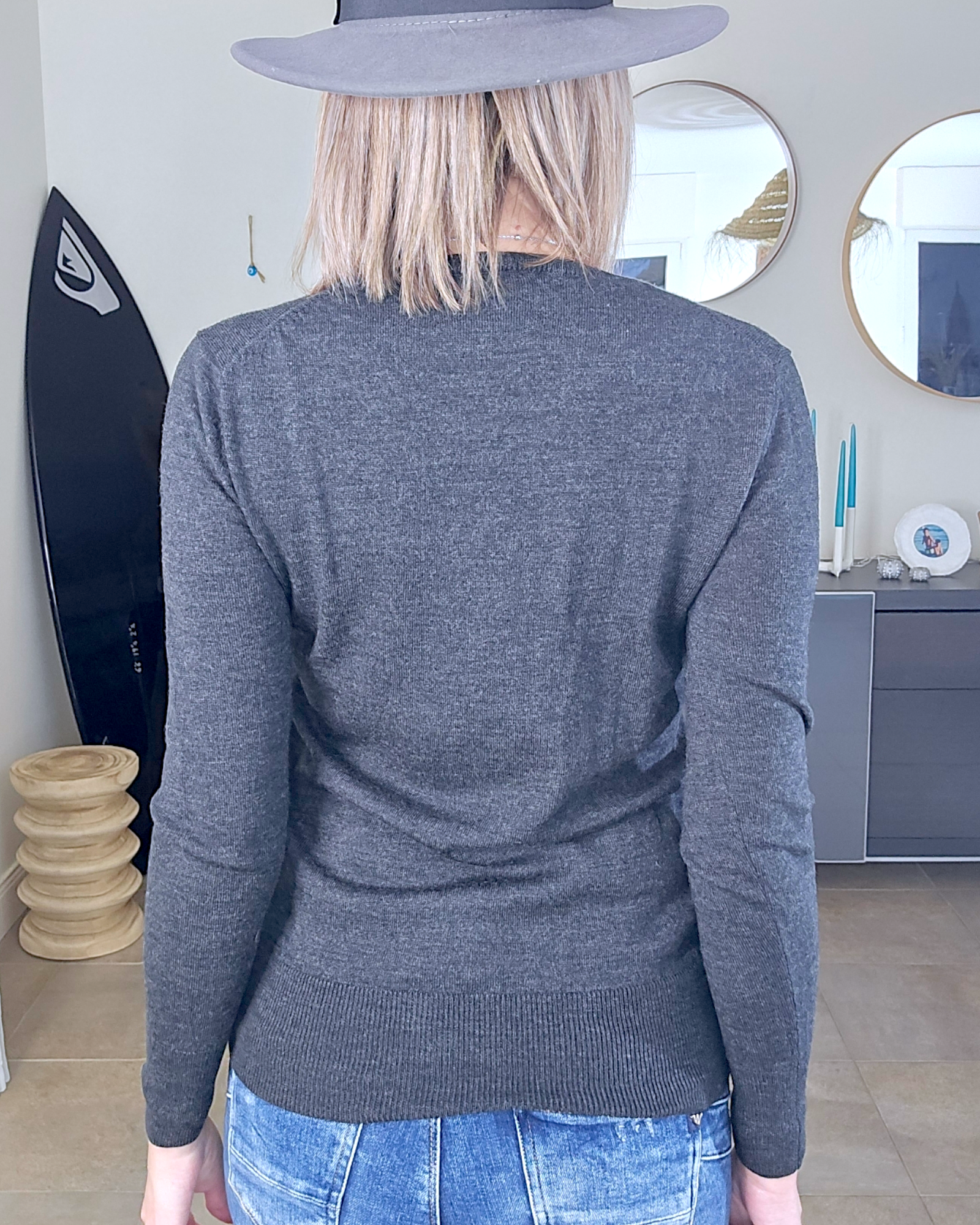 Pull bouche rose fluo
