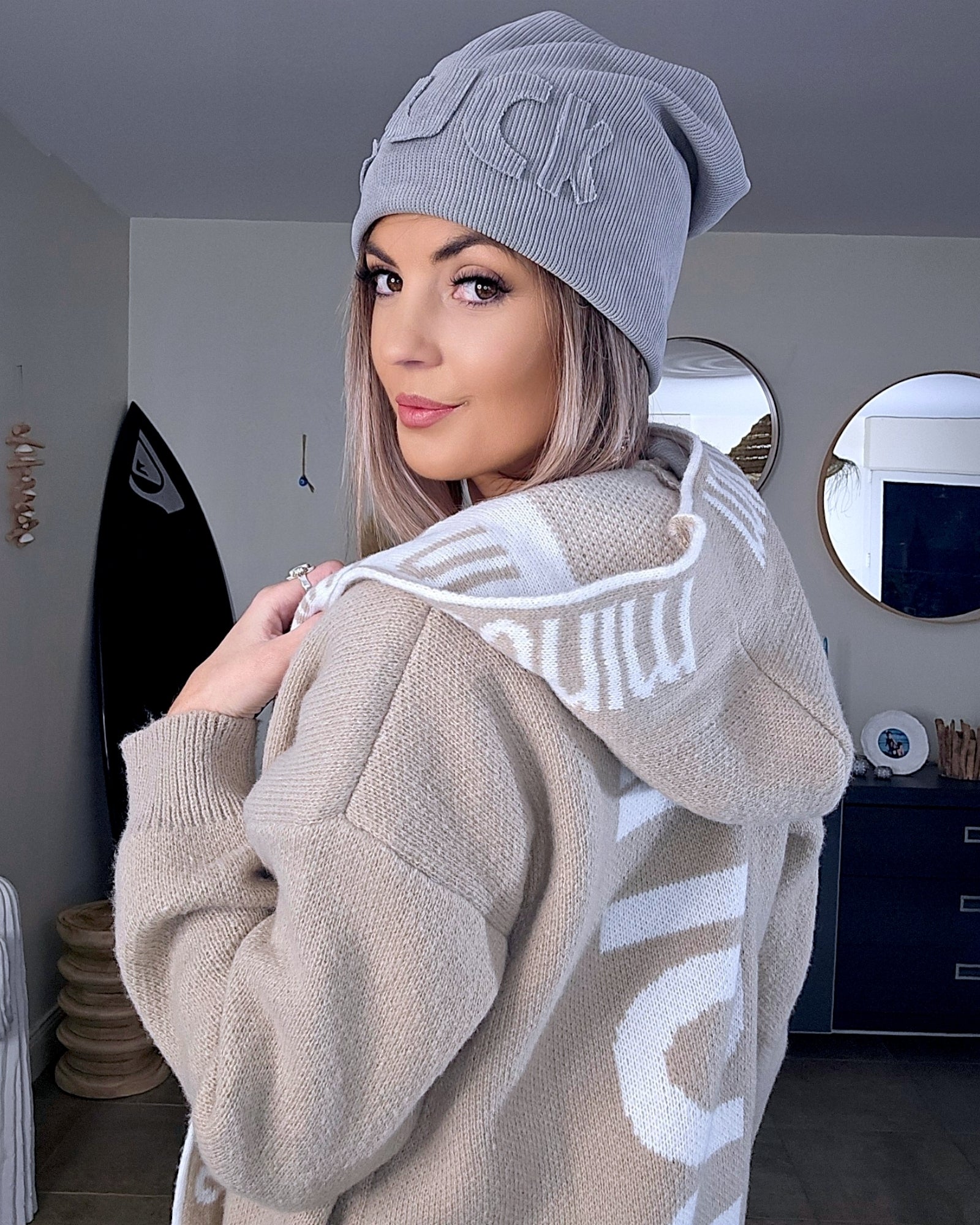 Gilet tags en maille