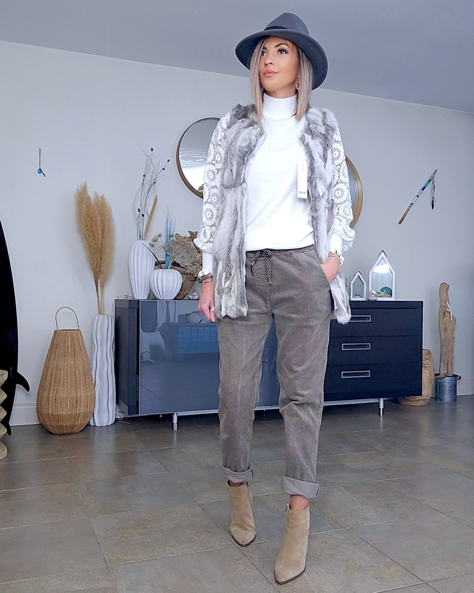 Pull chic col cheminé