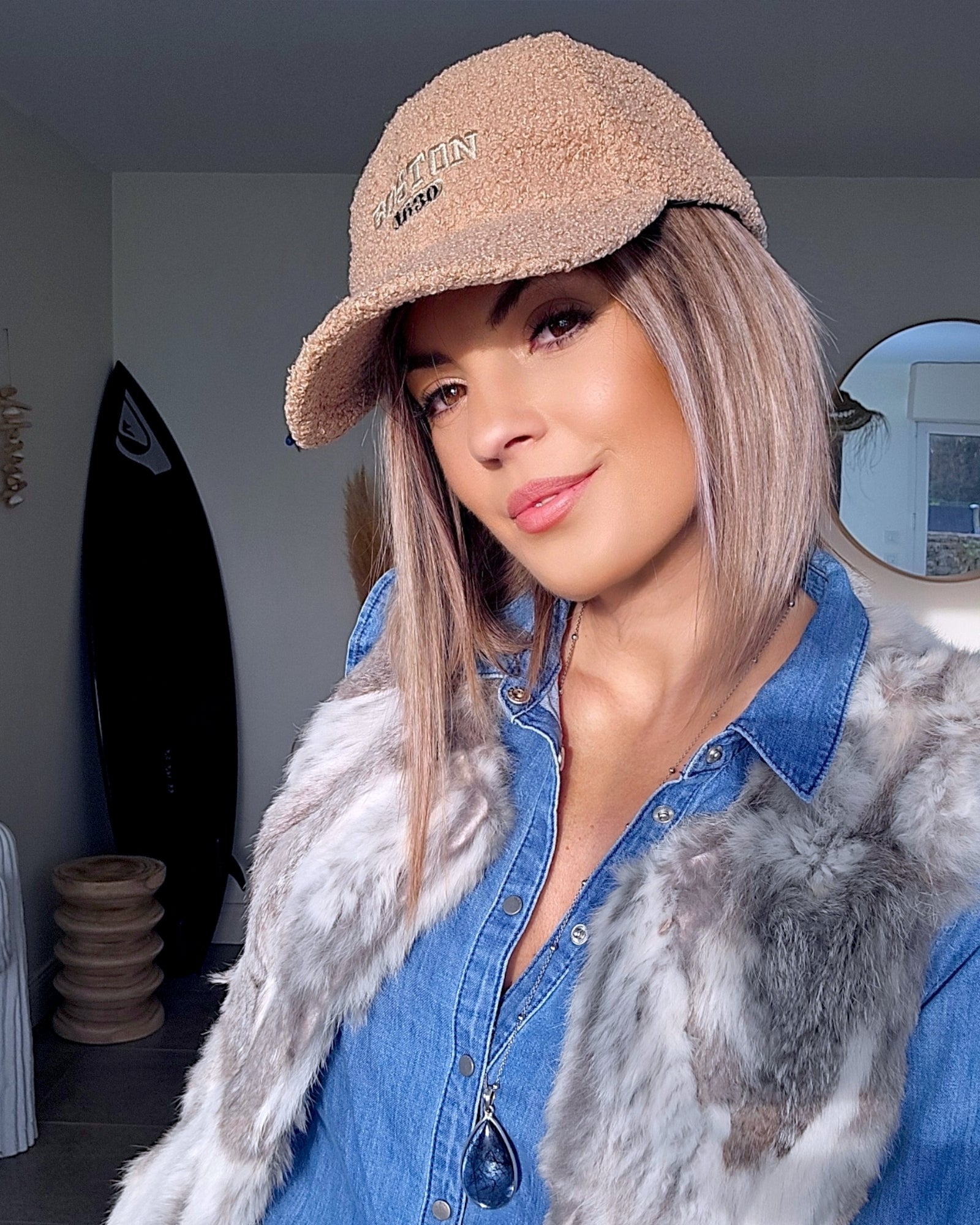 Casquette bouclette