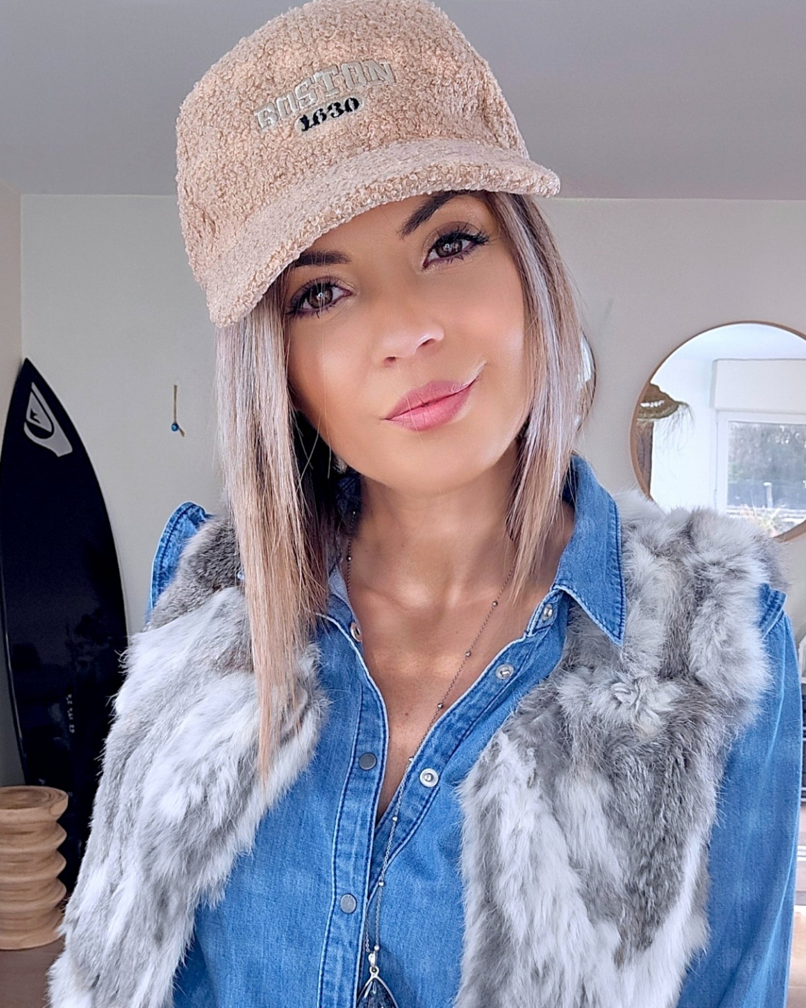 Casquette bouclette