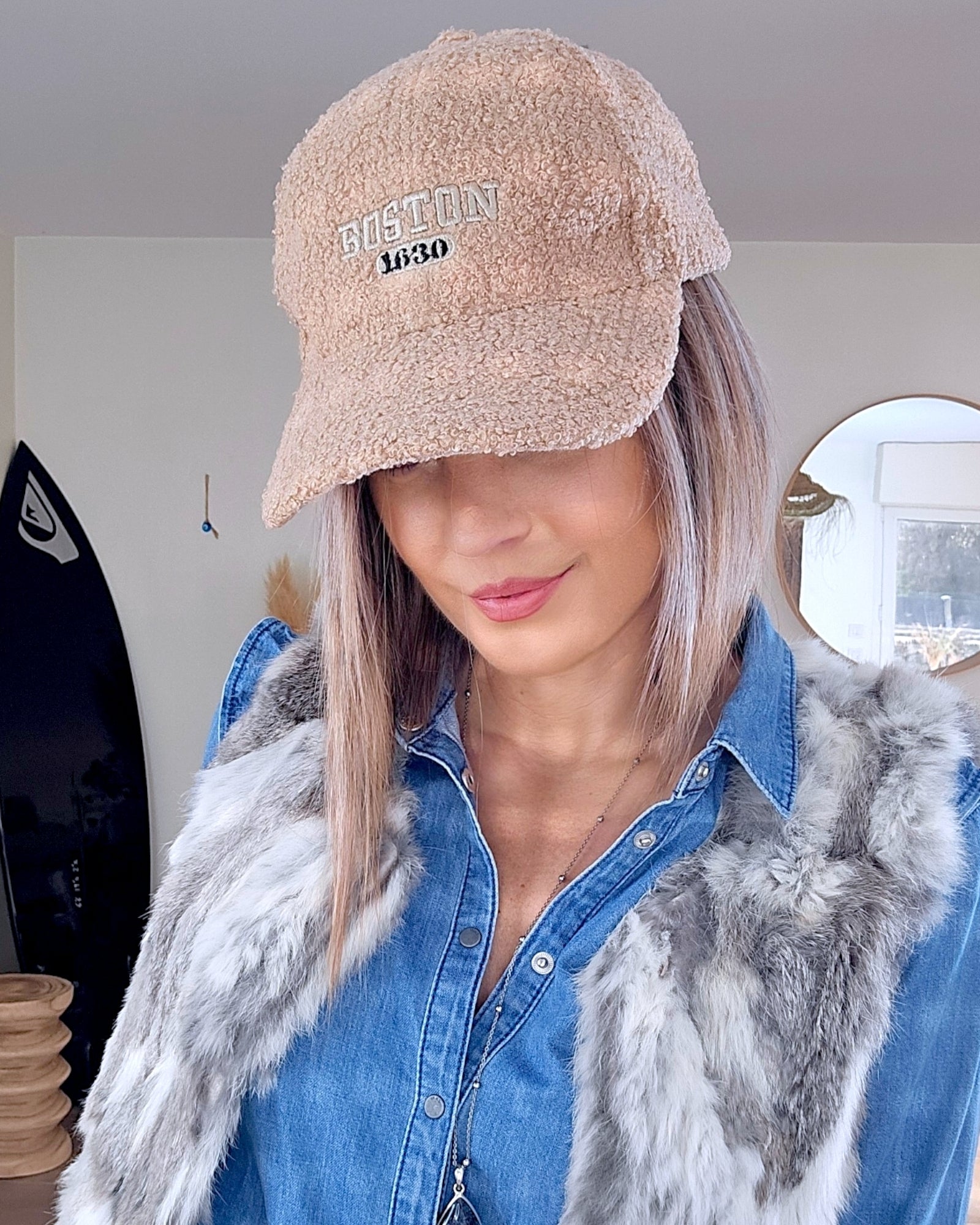 Casquette bouclette