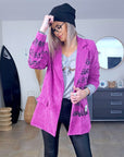 Bonnet velours noir