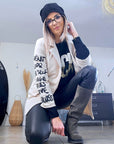 Veste tags boy écru