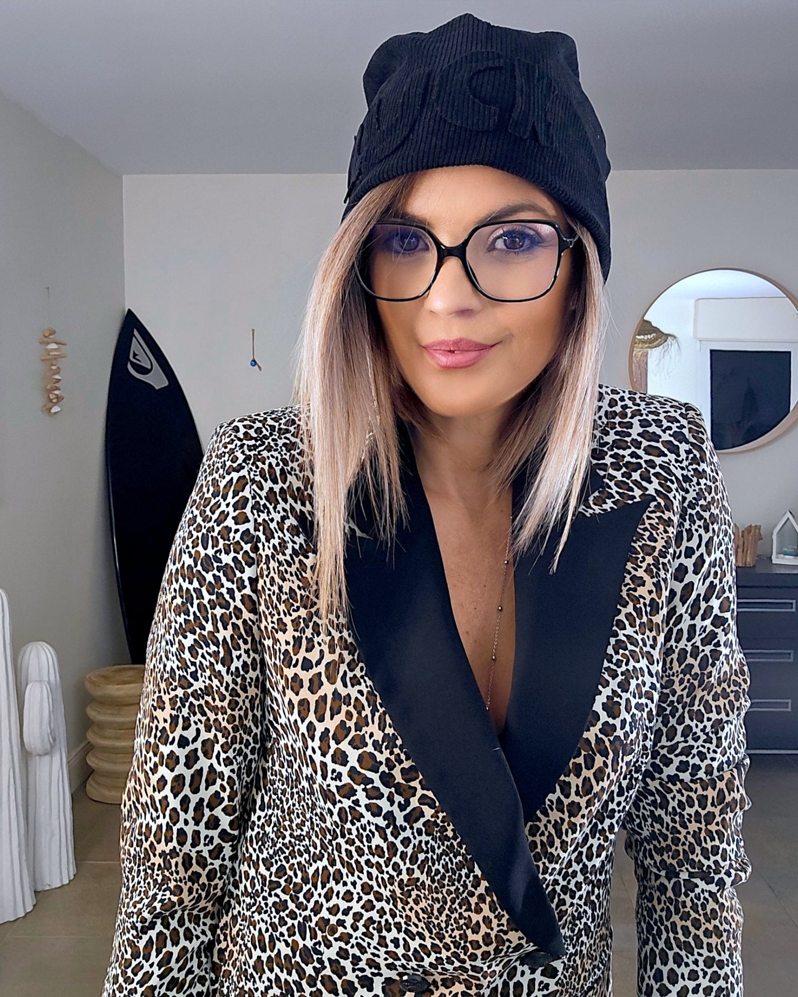 Bonnet velours noir