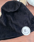 Bonnet velours noir