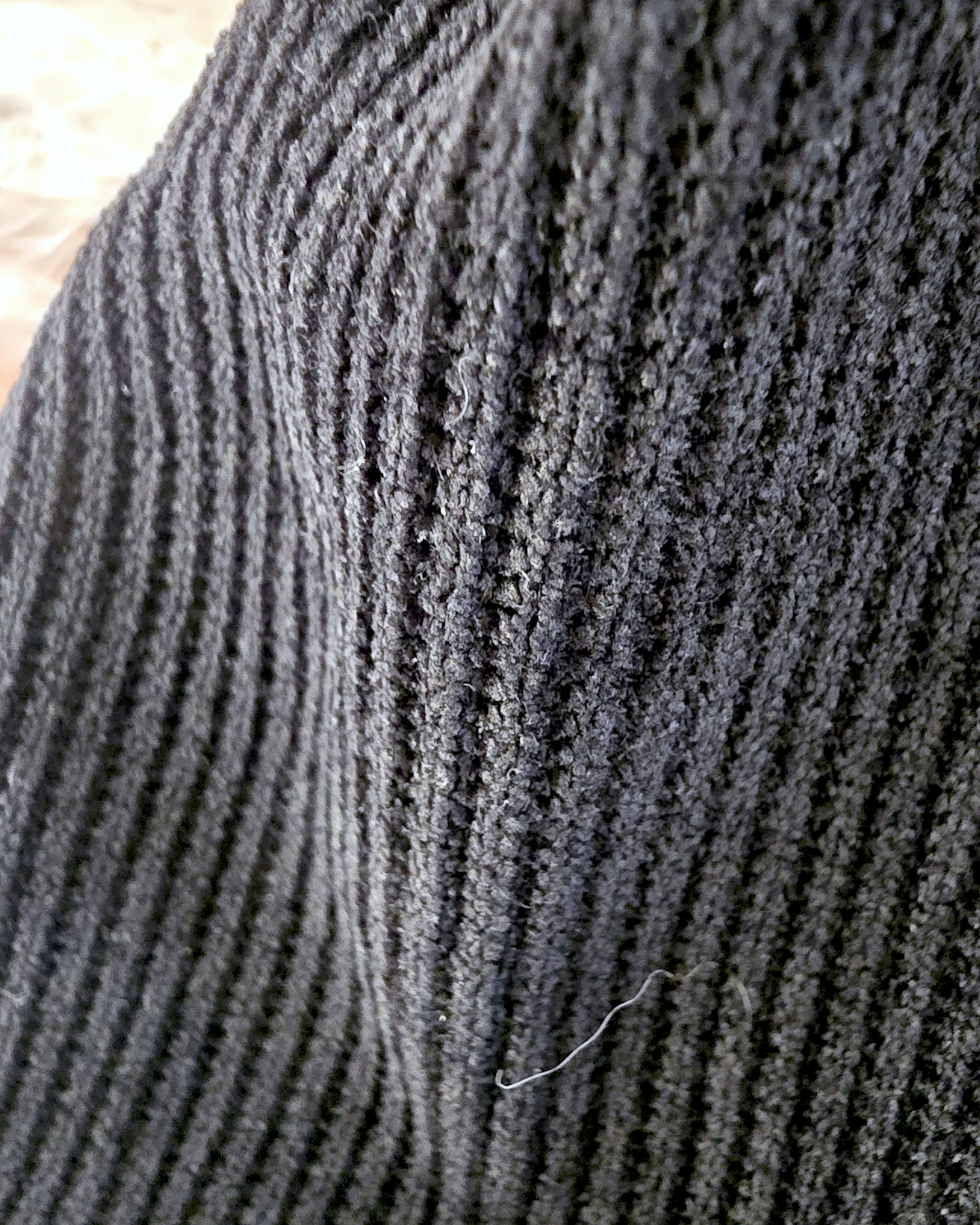 Bonnet velours noir