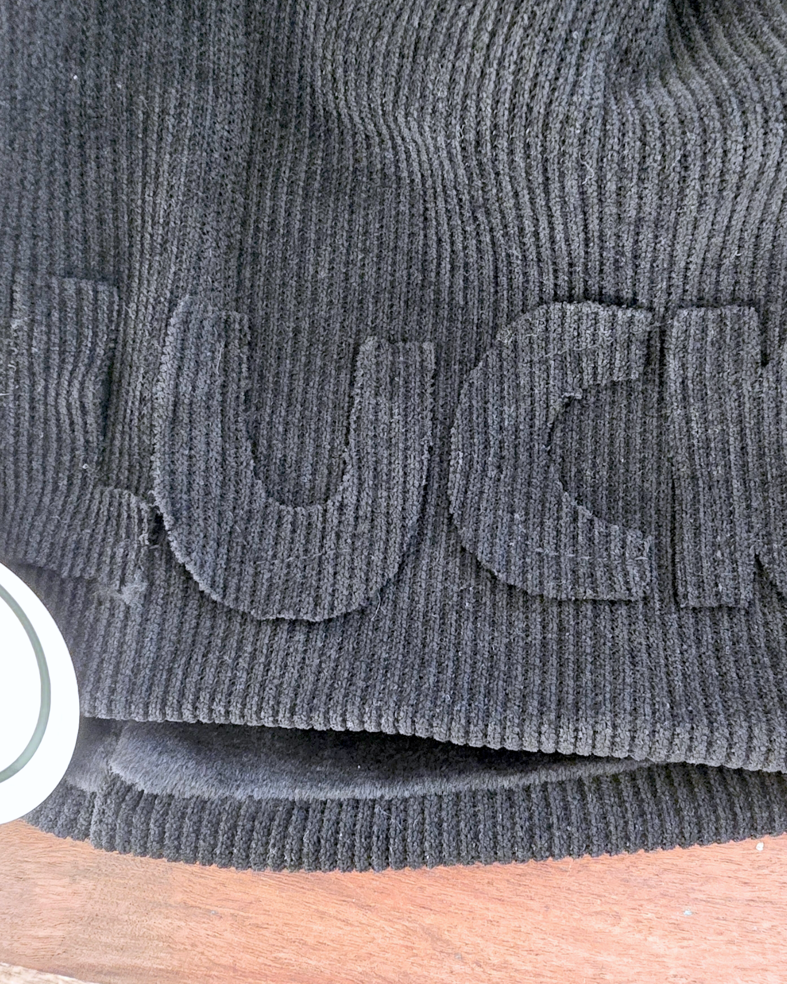 Bonnet velours noir