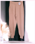 Jogg en maille beige