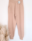 Jogg en maille beige