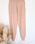 Jogg en maille beige
