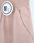 Jogg en maille beige