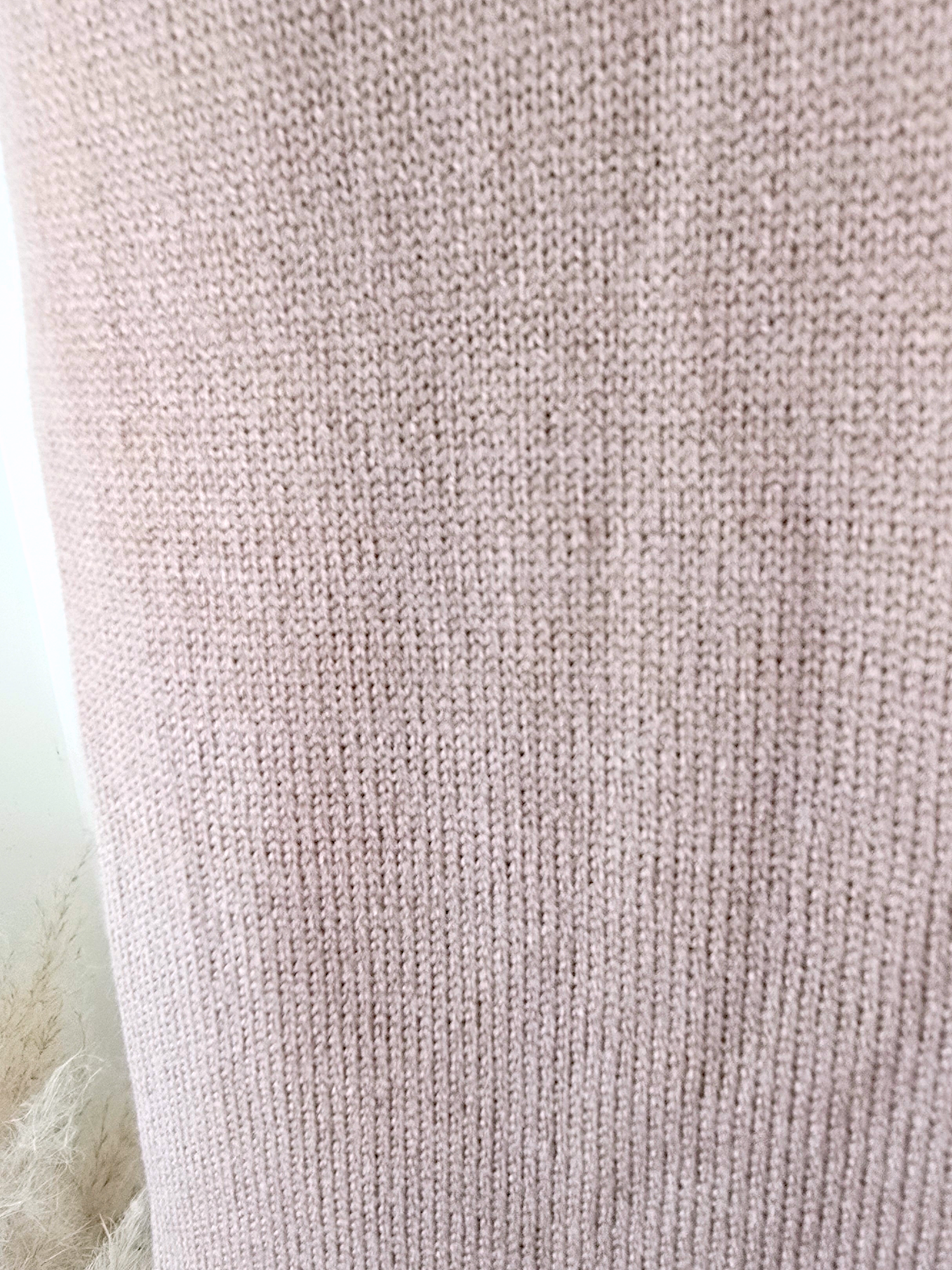 Jogg en maille beige