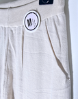 Jogg en maille beige clair