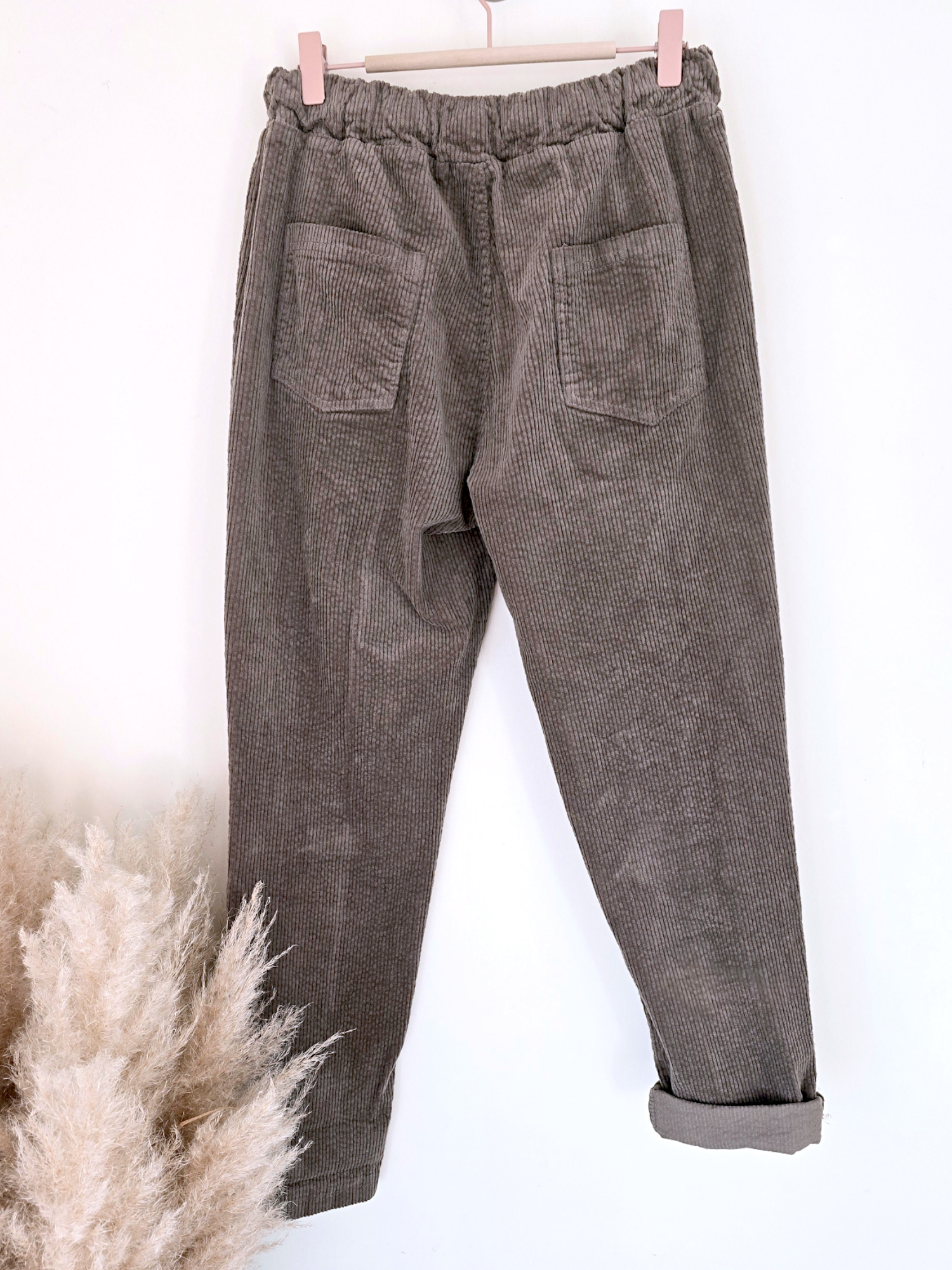Pantalon jogg velours