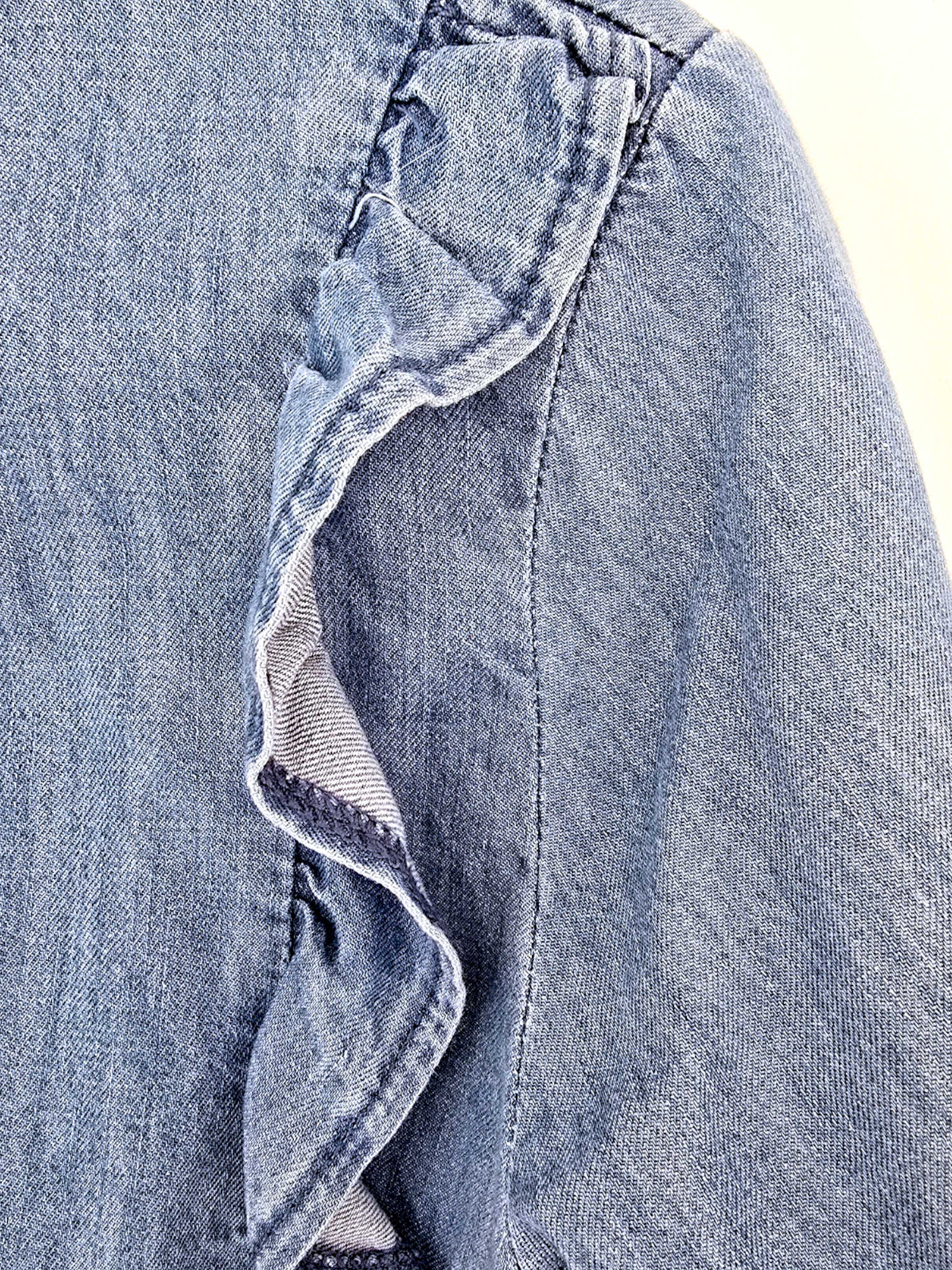 Chemise fine en denim