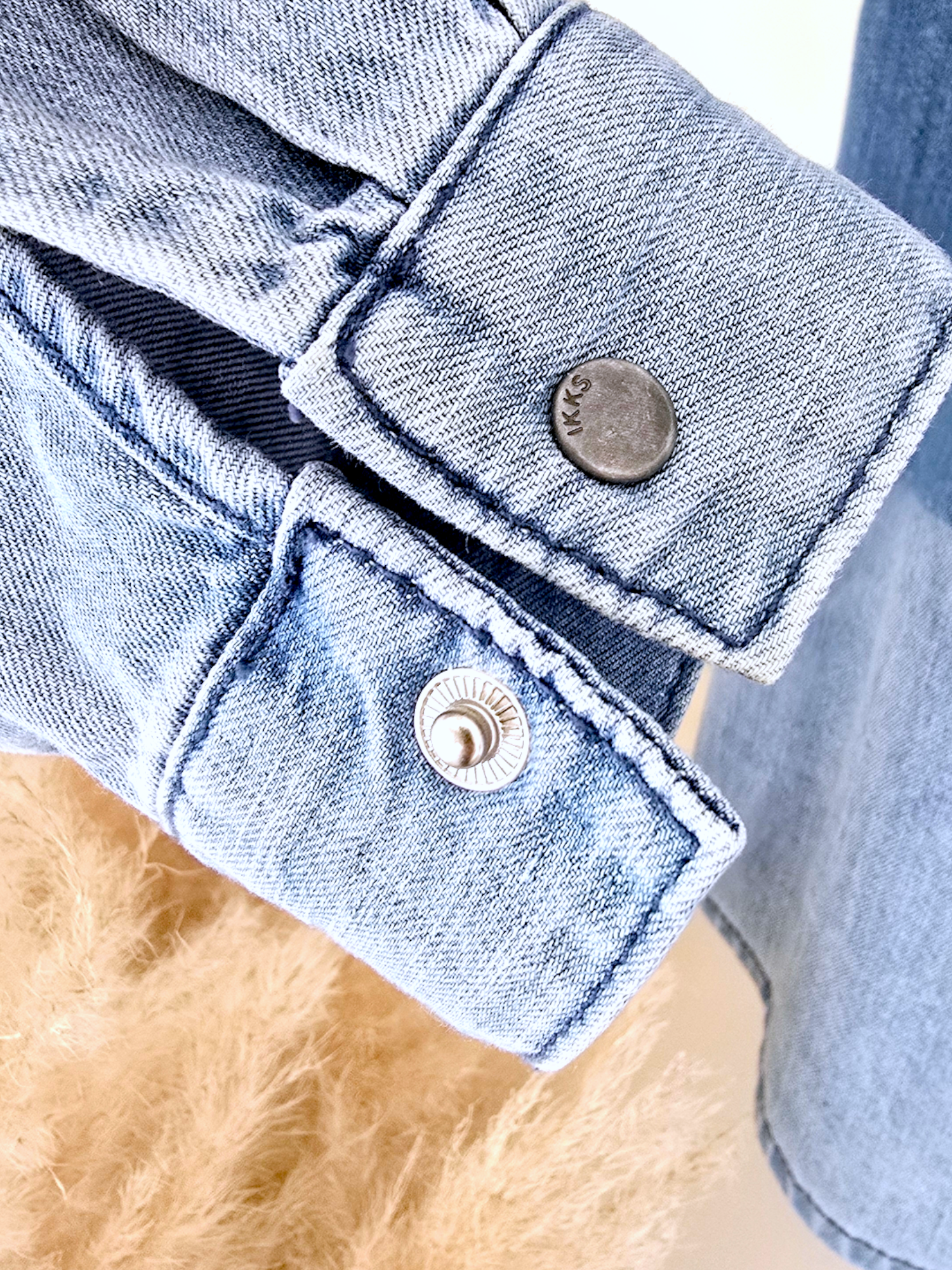 Chemise fine en denim