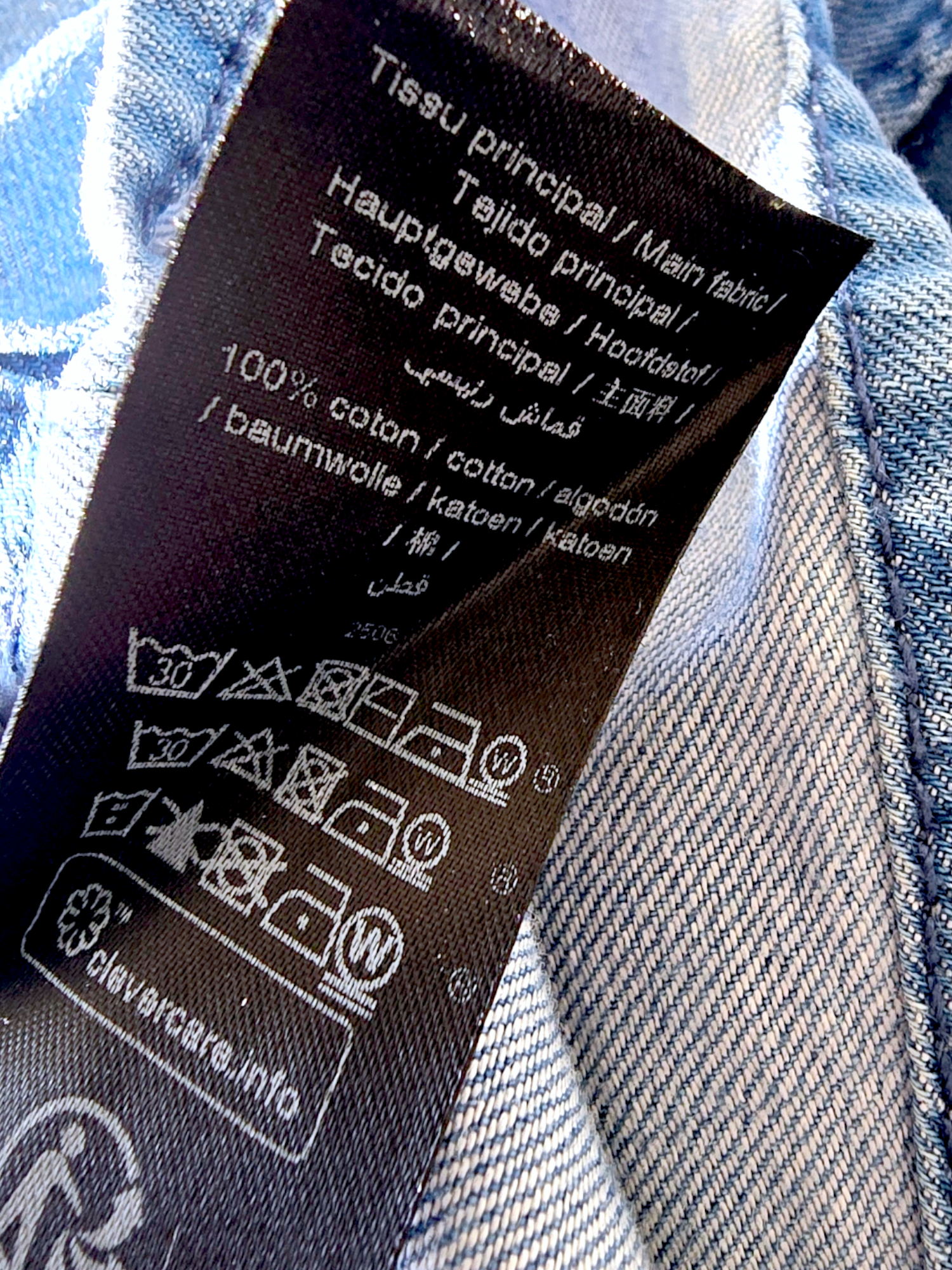 Chemise fine en denim