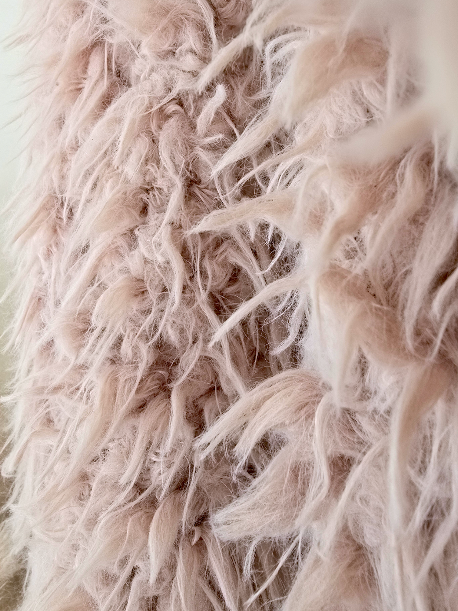 Manteau bouclette beige