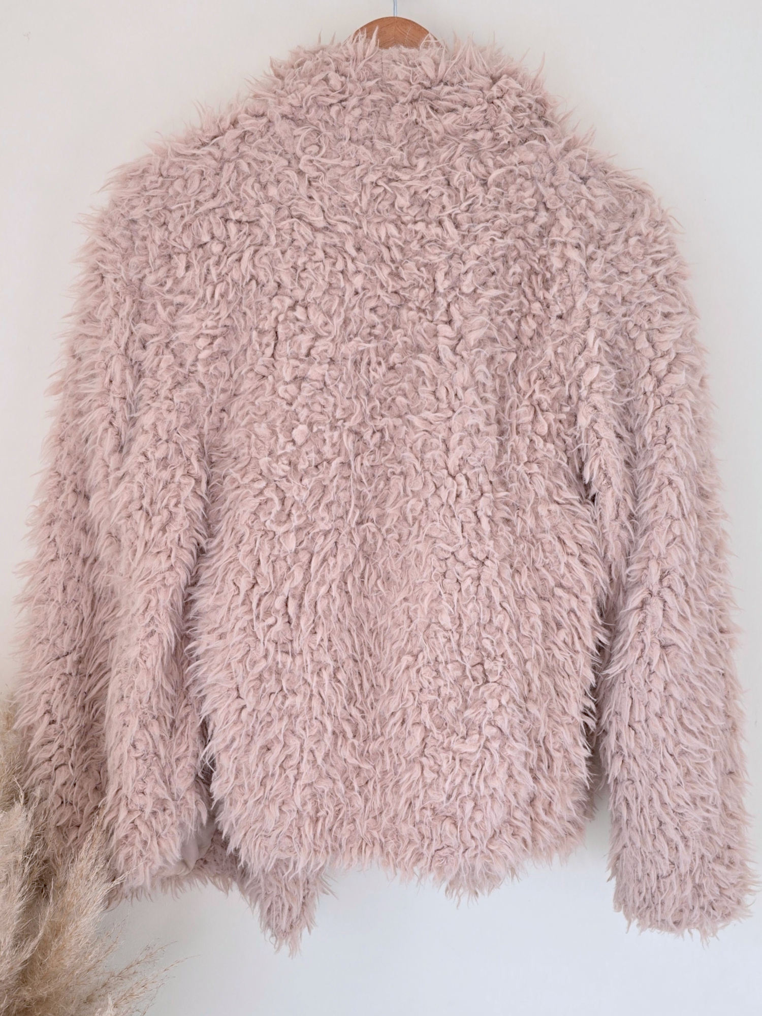 Manteau bouclette beige