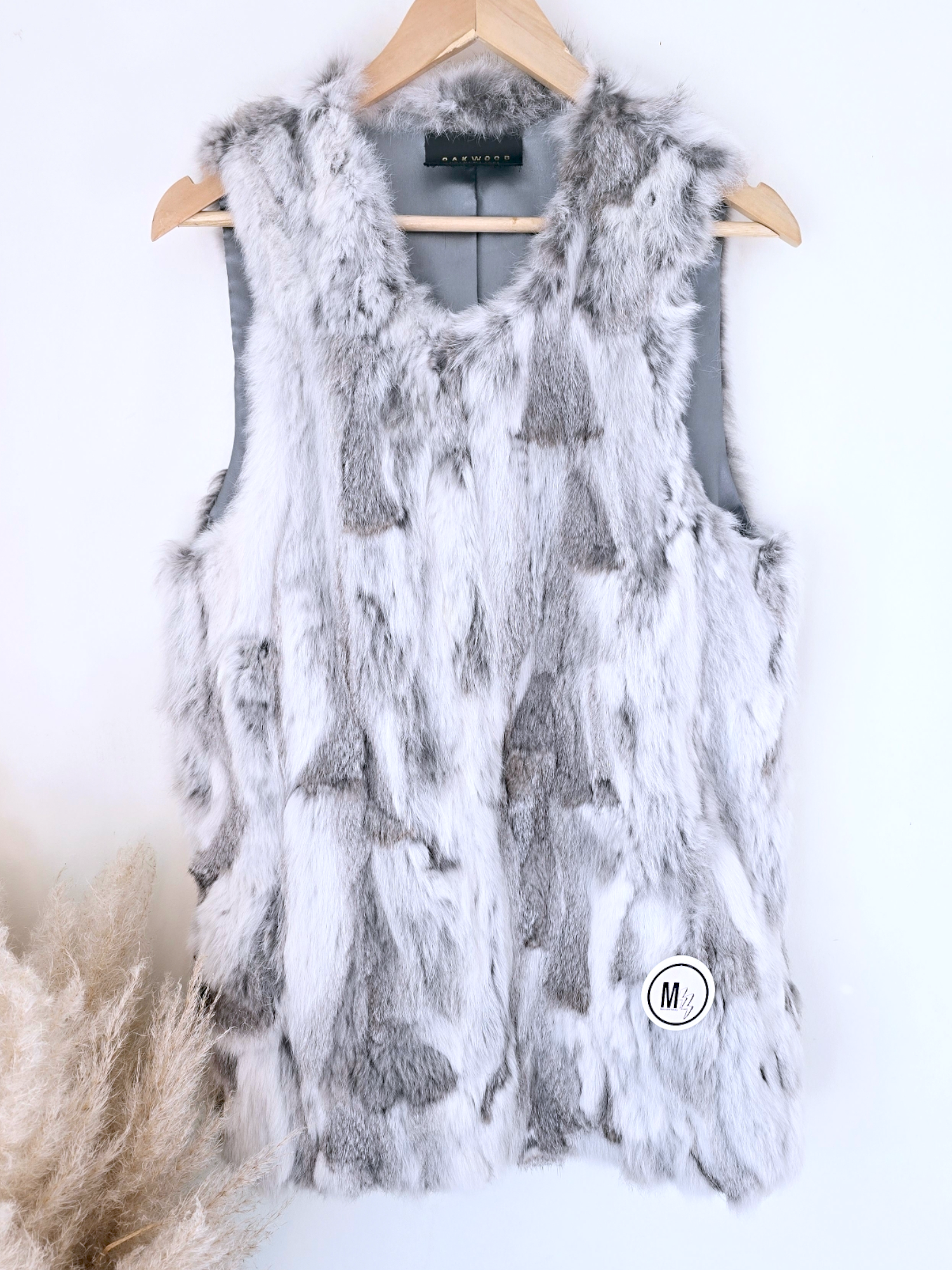 Veste fourrure sans manche
