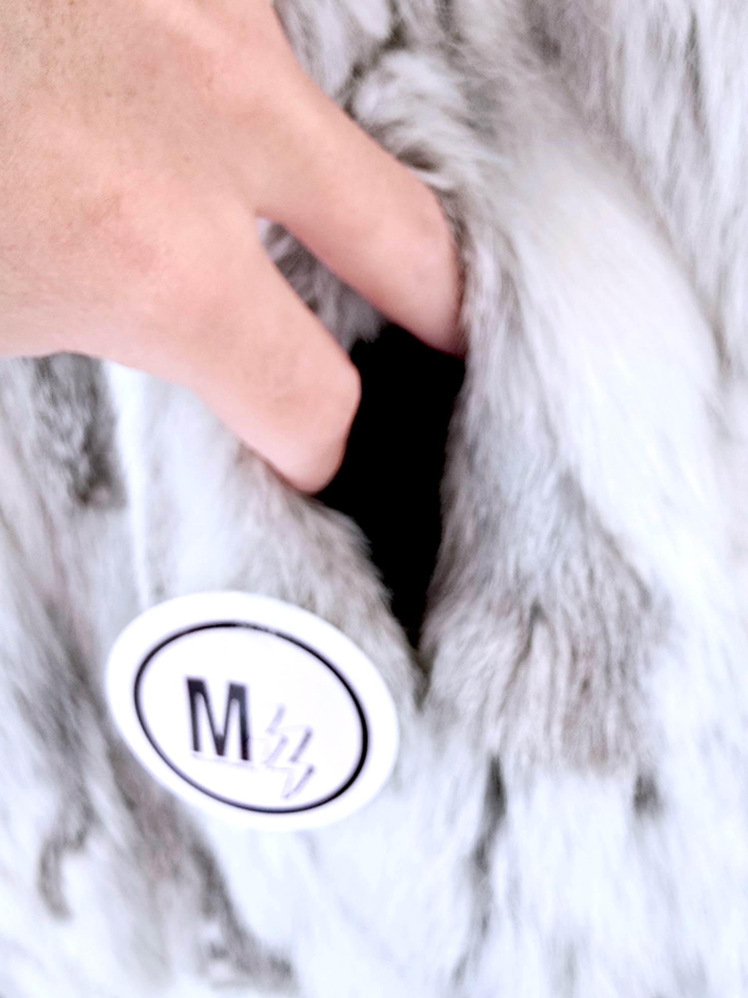 Veste fourrure sans manche