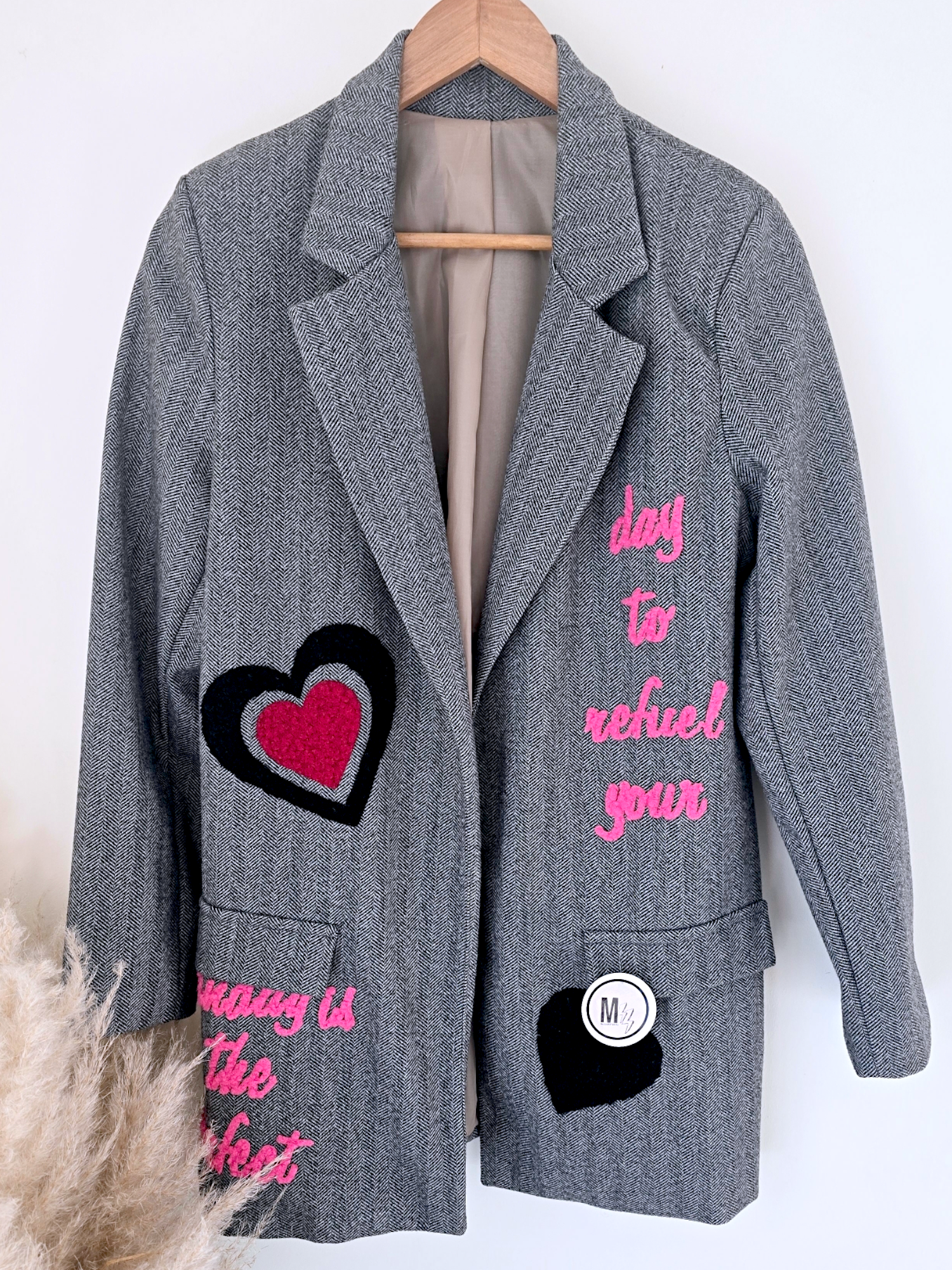Veste tags en chevron