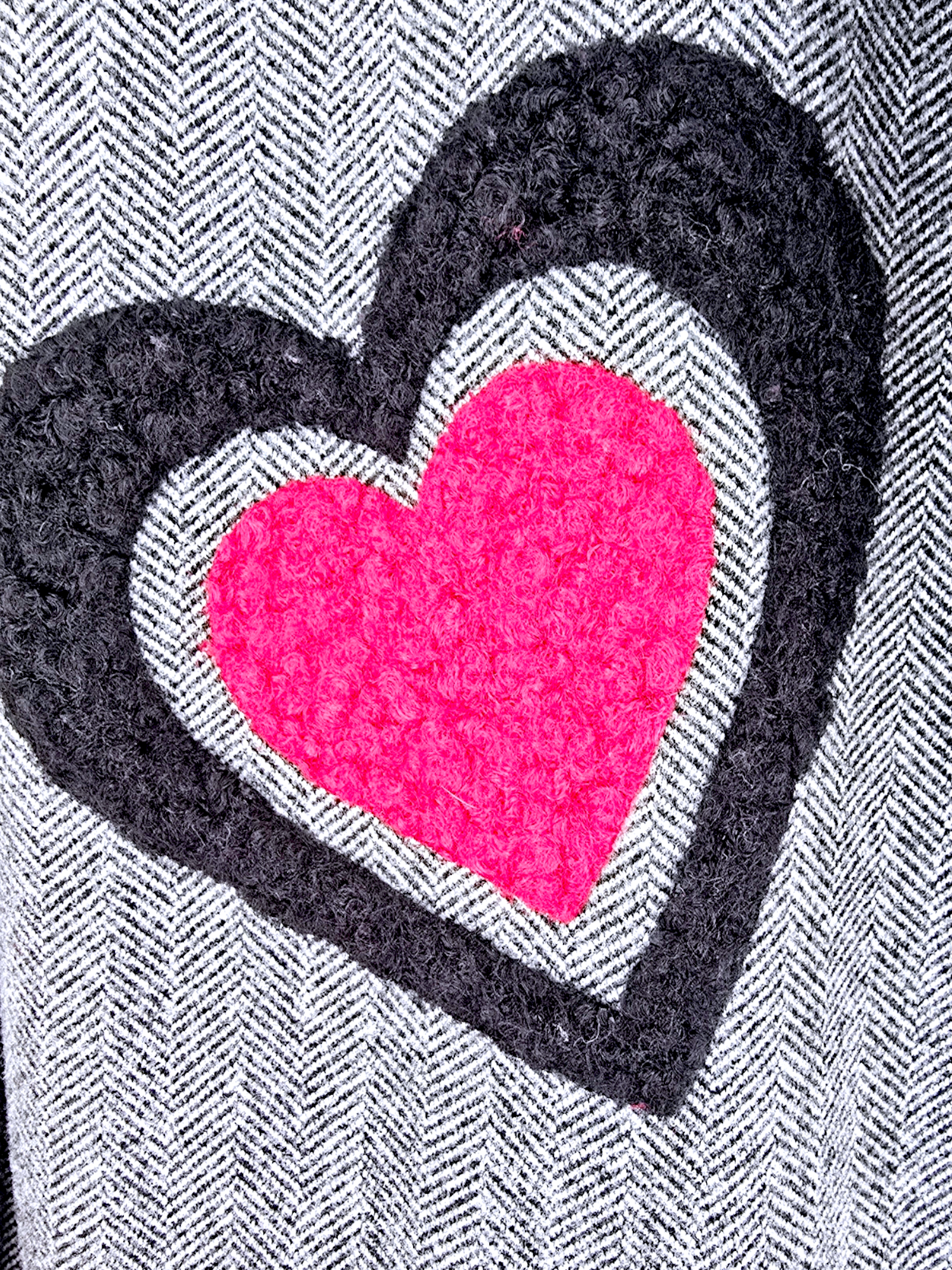 Veste tags en chevron