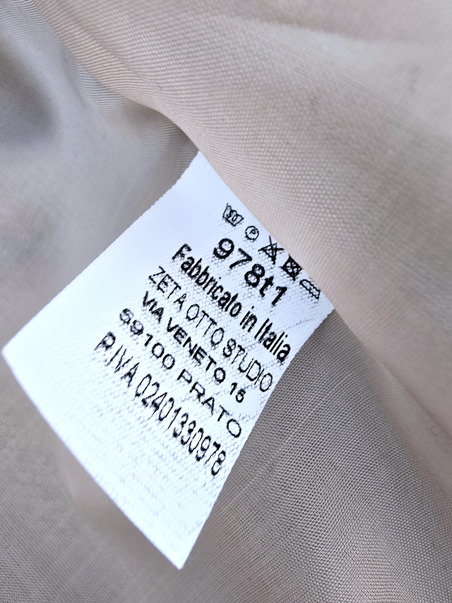 Veste tags en chevron