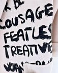Veste tags boy écru