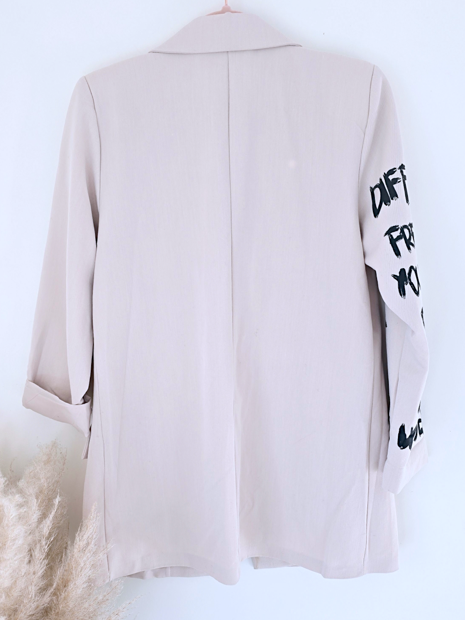 Veste tags boy écru