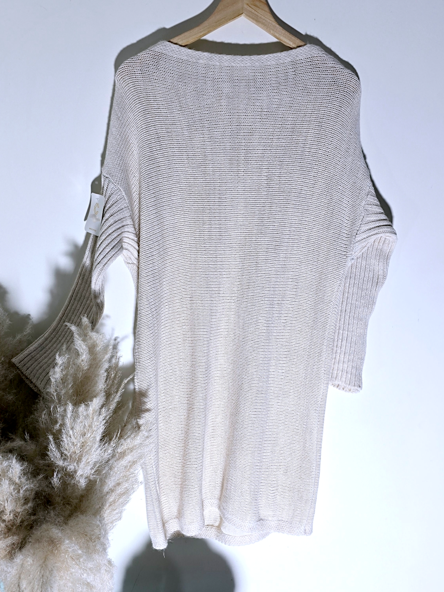Robe pull beige clair