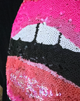 Pull bouche bicolore