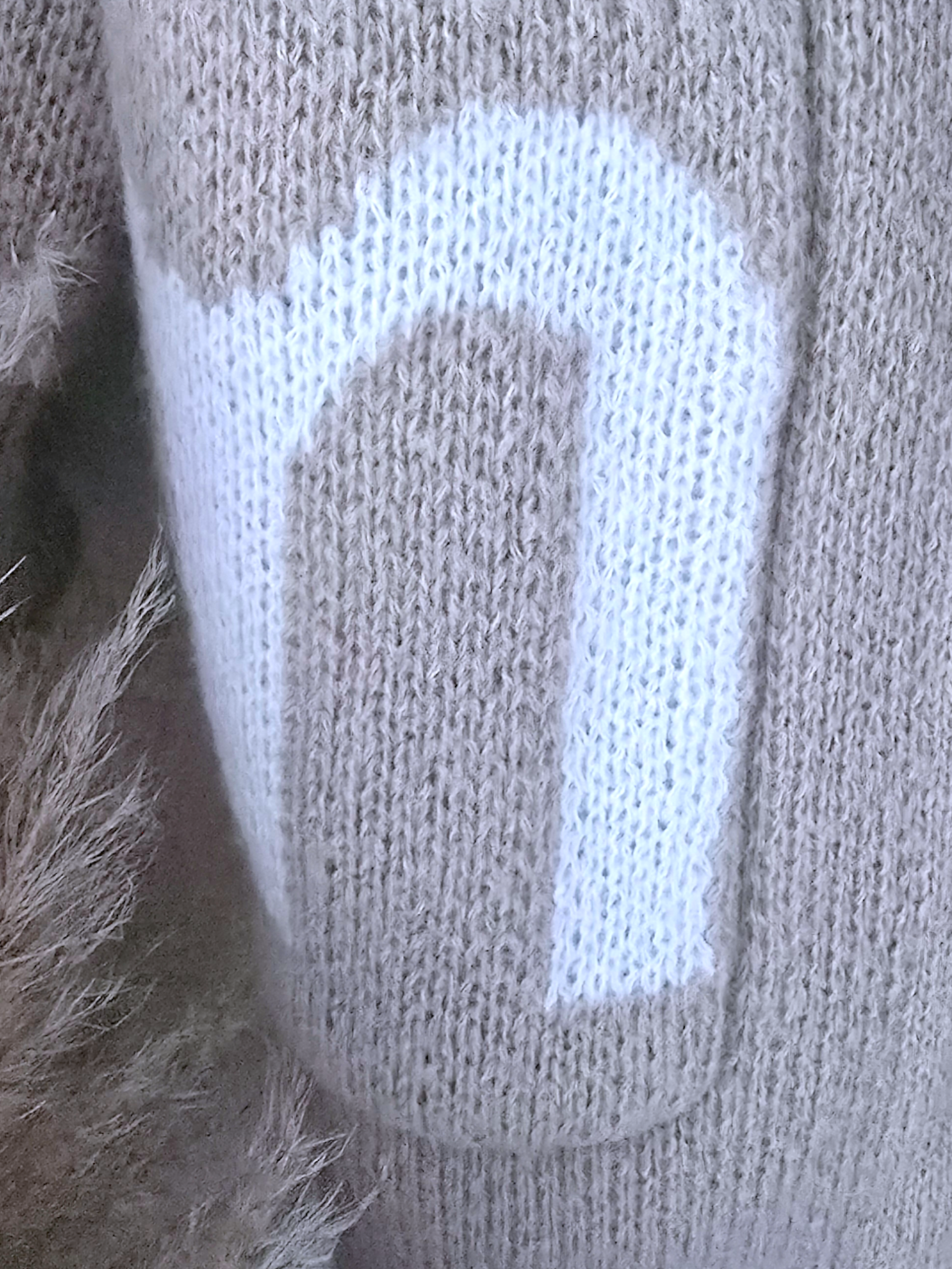 Gilet tags en maille