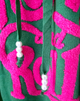 Pull maille à capuche
